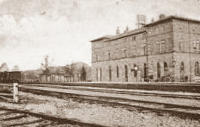 Bahnhof um 1899