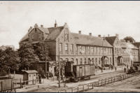 Bahnhof um 1909