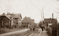 Bahnhof um 1890