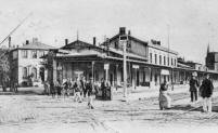 Bahnhof um 1861